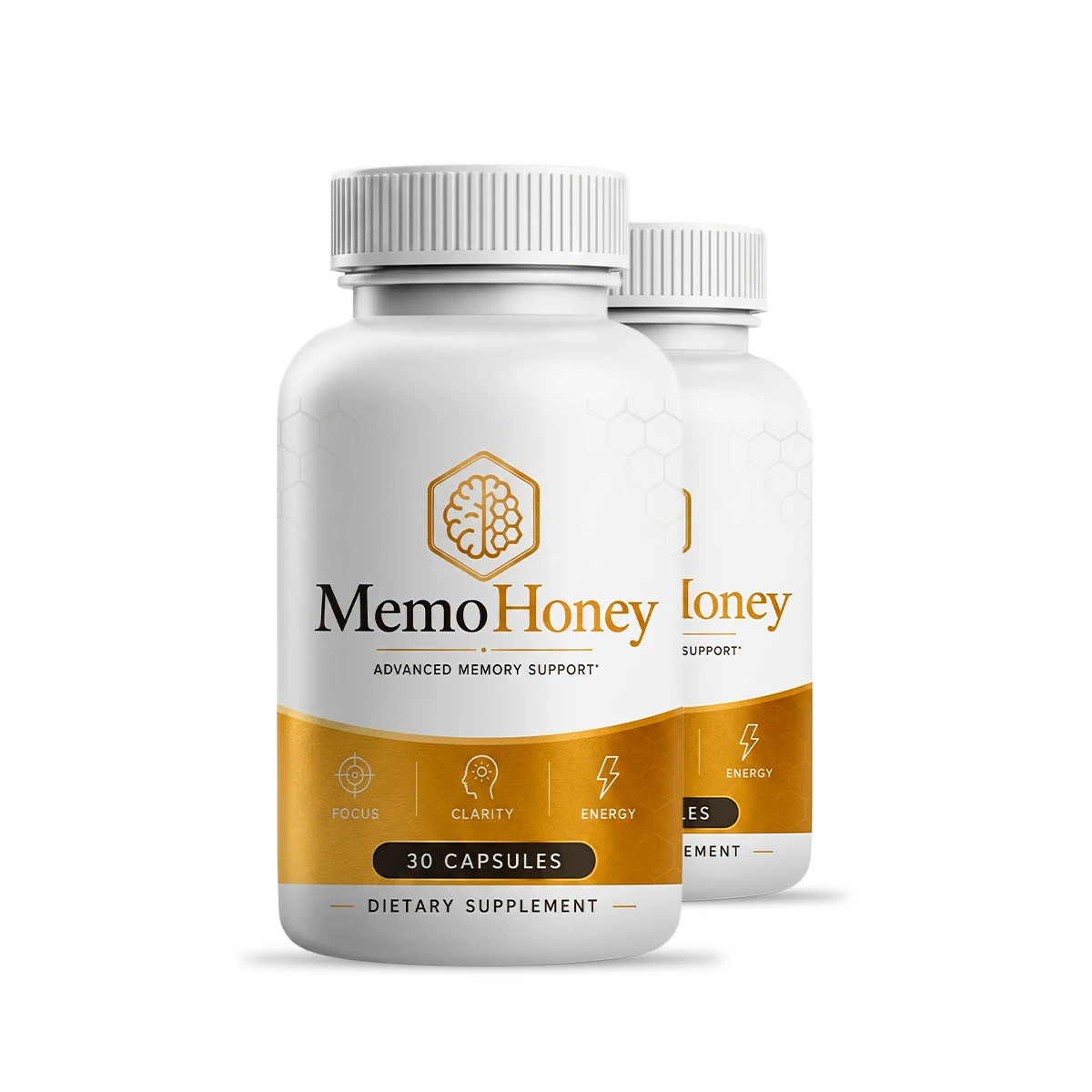 MemoHoney dietary supplement for daily memory, focus, and mental clarity support